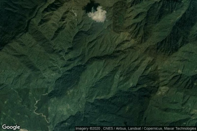 Vue aérienne de Samtse Dzongkhag