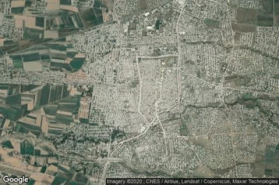 Vue aérienne de Shahrisabz Shahri