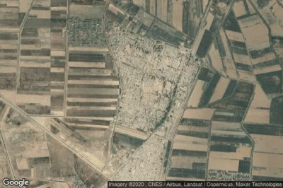 Vue aérienne de Yangi-Nishon Shahri