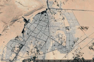 Vue aérienne de Shahrud