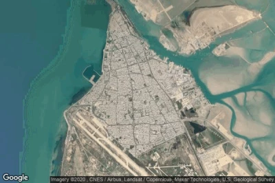 Vue aérienne de Bandar Bushehr