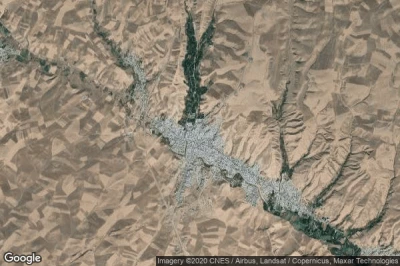 Vue aérienne de Hashtrud