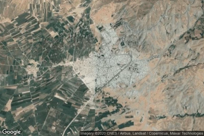 Vue aérienne de Asadabad