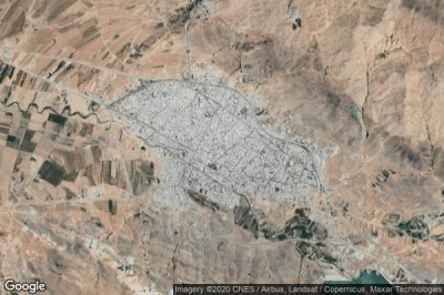 Vue aérienne de Aligudarz