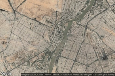 Vue aérienne de Ahvaz