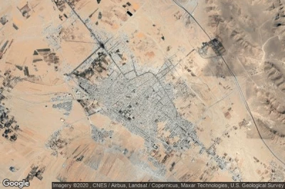 Vue aérienne de Abadeh