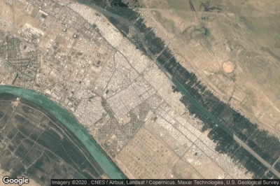 Vue aérienne de Abadan