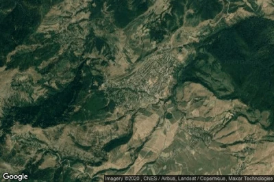 Vue aérienne de Lerik