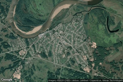 Vue aérienne de Zyryanskoye