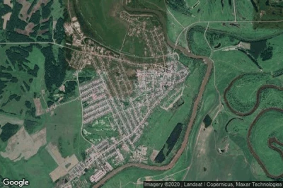 Vue aérienne de Vikulovo