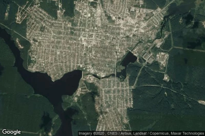 Vue aérienne de Sysert