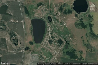 Vue aérienne de Polovinnoye