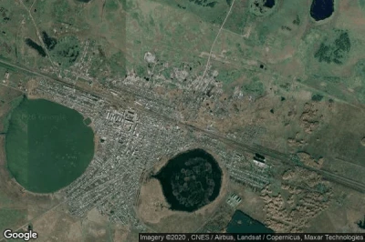 Vue aérienne de Petukhovo