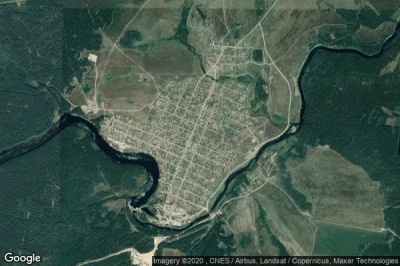 Vue aérienne de Neyvo-Shaytanskiy