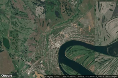 Vue aérienne de Krasnyy Yar