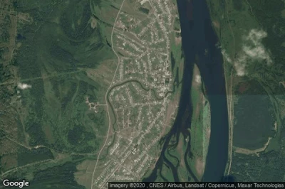 Vue aérienne de Kazachinskoye