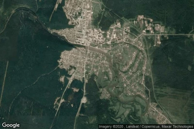 Vue aérienne de Ivdel