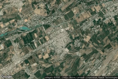 Vue aérienne de Qibray