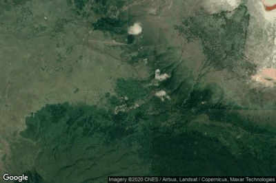 Vue aérienne de Ngorongoro