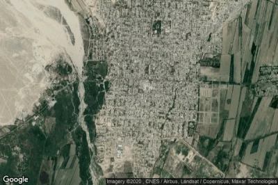 Vue aérienne de Zharkent