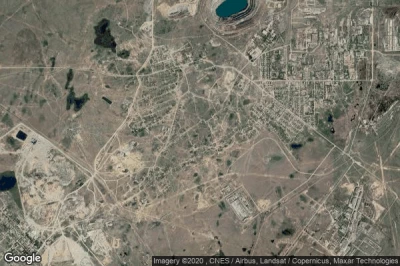 Vue aérienne de Aqsu