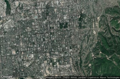 Vue aérienne de Almaty