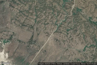 Vue aérienne de Aksuat