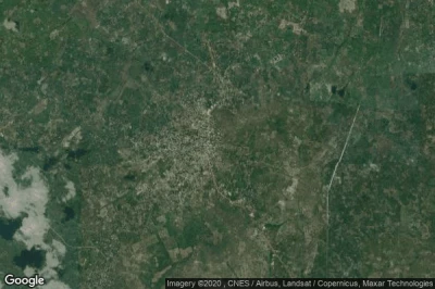 Vue aérienne de Mkuranga