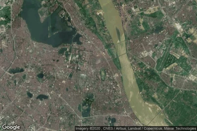 Vue aérienne de Xom Pho