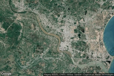 Vue aérienne de Phan Rang-Thap Cham