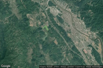 Vue aérienne de Lào Cai