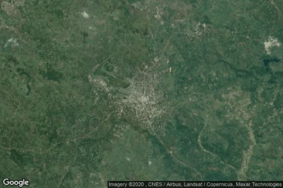Vue aérienne de Kibiti