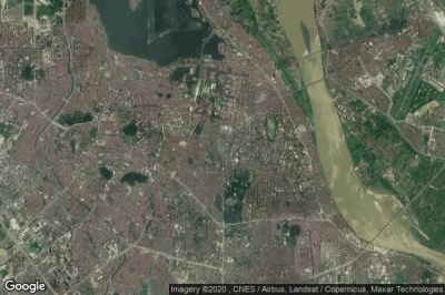 Vue aérienne de Hanoï