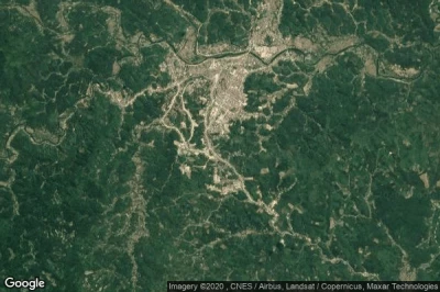 Vue aérienne de Bắc Kạn