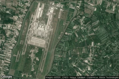 Vue aérienne de Ban Khlong Nong Kha
