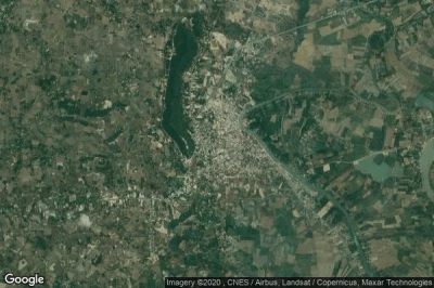 Vue aérienne de Uthai Thani