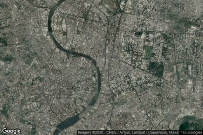 Vue aérienne de Samphanthawong