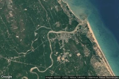 Vue aérienne de Sai Buri