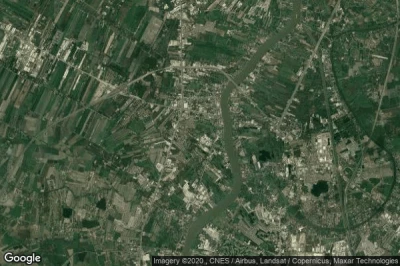 Vue aérienne de Pathum Thani