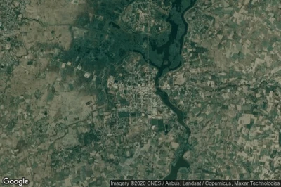 Vue aérienne de Kumphawapi
