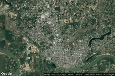 Vue aérienne de Ban Na Khwai