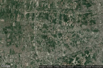 Vue aérienne de Ban Khlong Bang Waek
