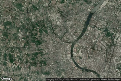 Vue aérienne de Bangkok Noi