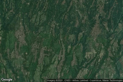Vue aérienne de Tegalalang