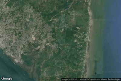 Vue aérienne de Tarakan