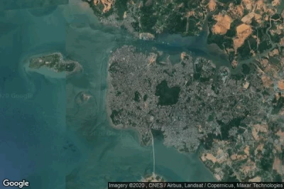 Vue aérienne de Tanjungpinang
