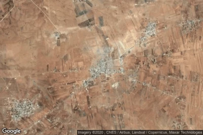 Vue aérienne de Uqayribat