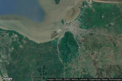 Vue aérienne de Pemangkat