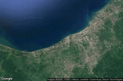 Vue aérienne de Nabire
