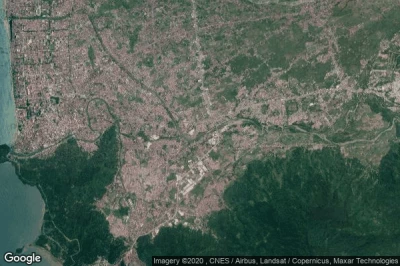 Vue aérienne de Lubukbergalung